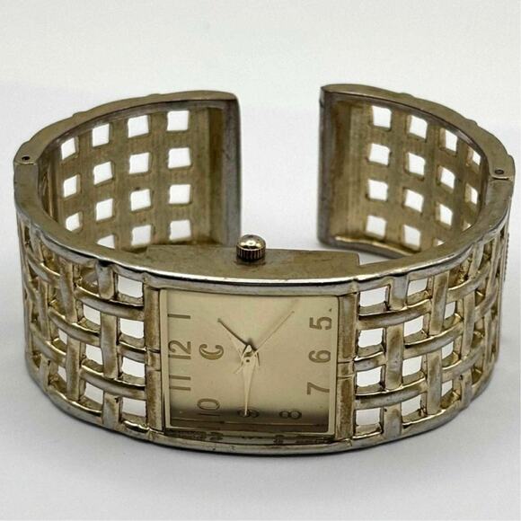 Gold Charming Charlie Cuff Watch - Picture 2 of 3